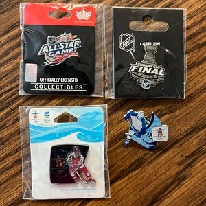 NHL enamel pin collection